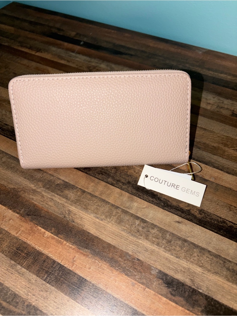 Blush Zip-Around Wallet NWOT